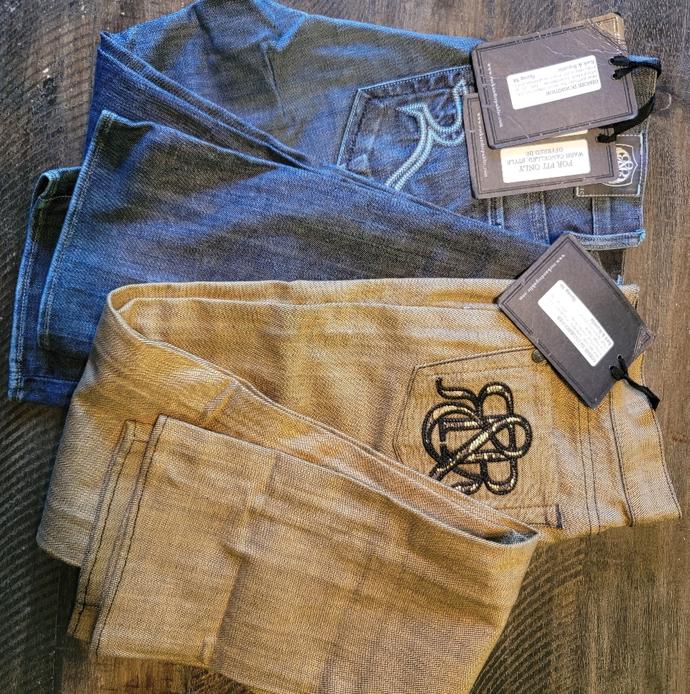 2 Pair Rock & Republic Jeans